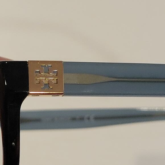 Tory Burch TY2049 1359 Eyeglasses Tortoise Blue Full Rim Frames 51-17-135 - Picture 5 of 13